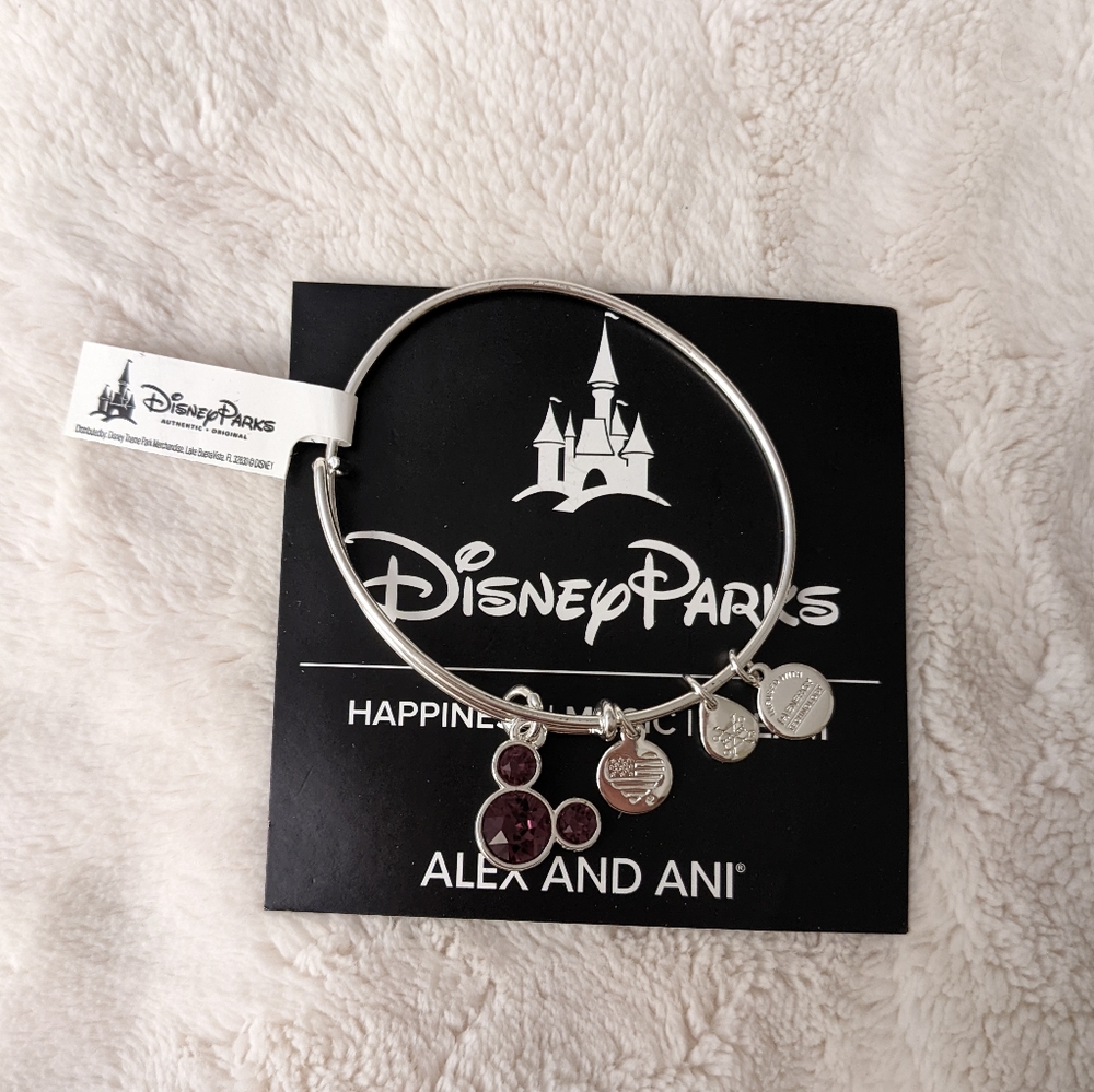 Alex and Anni Mickey Birthstone Bracelet